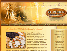 Tablet Screenshot of elrodeoroanoke.com